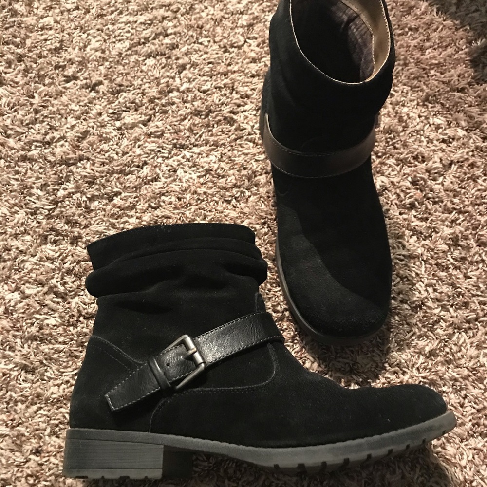 Suede Booties